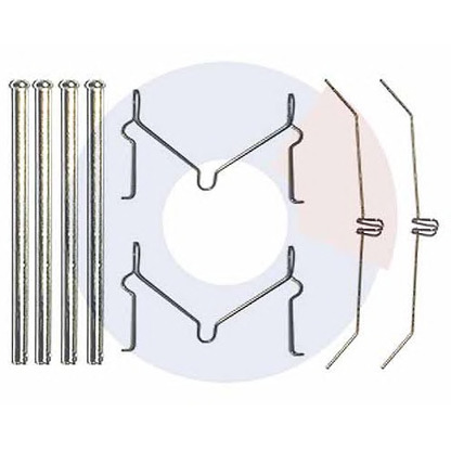 Foto Kit de accesorios, pastillas de frenos CARRAB BRAKE PARTS 2444