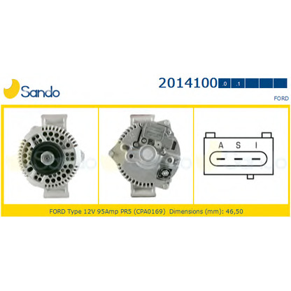 Photo Alternator SANDO 20141000