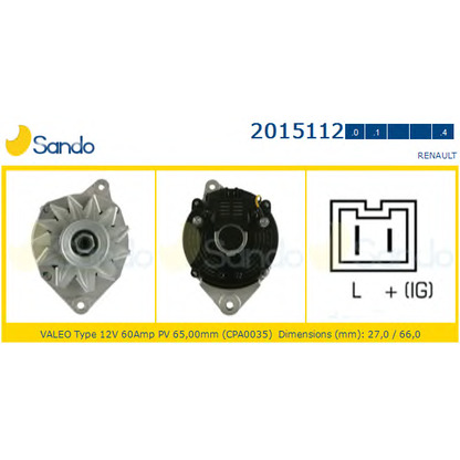 Foto Alternador SANDO 20151124