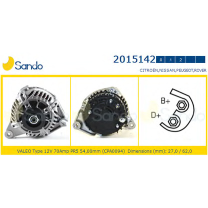 Foto Generator SANDO 20151420