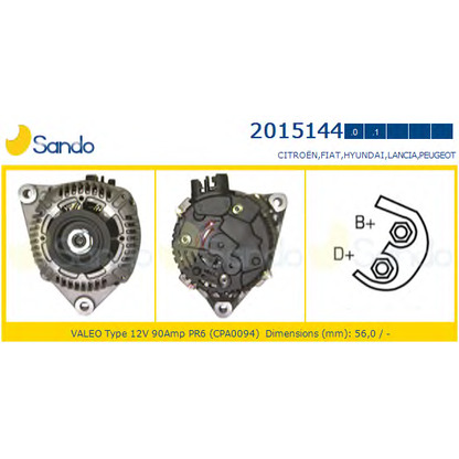 Foto Generator SANDO 20151441