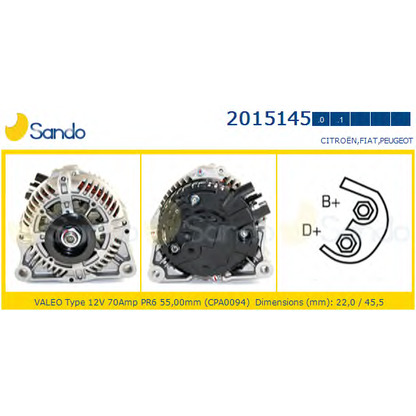 Foto Generator SANDO 20151450