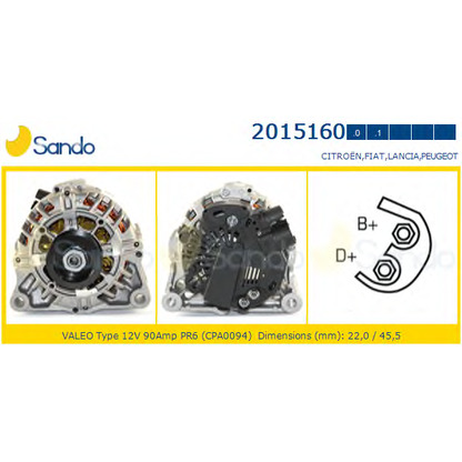 Foto Generator SANDO 20151601