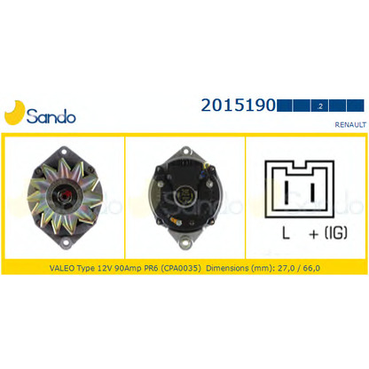 Foto Generator SANDO 20151902
