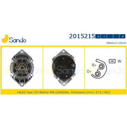 Foto Generator SANDO 20152150