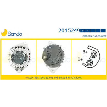 Foto Generator SANDO 20152490