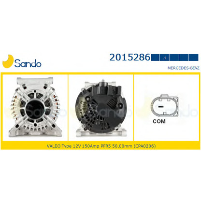 Zdjęcie Alternator SANDO 20152861