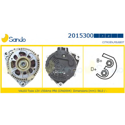 Foto Generator SANDO 20153001