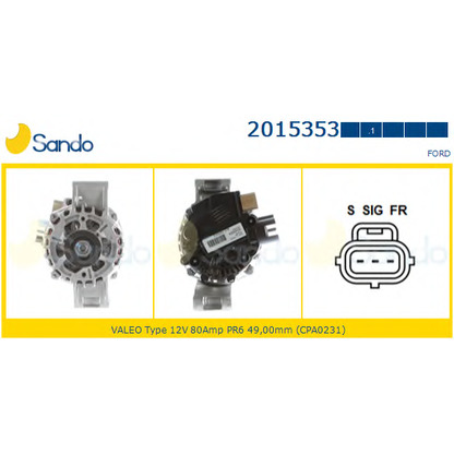 Foto Generator SANDO 20153531