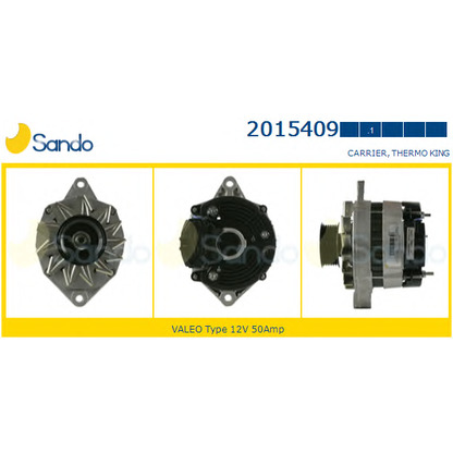 Zdjęcie Alternator SANDO 20154091