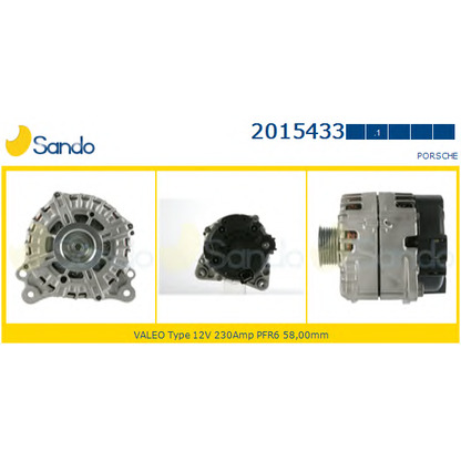 Photo Alternator SANDO 20154331