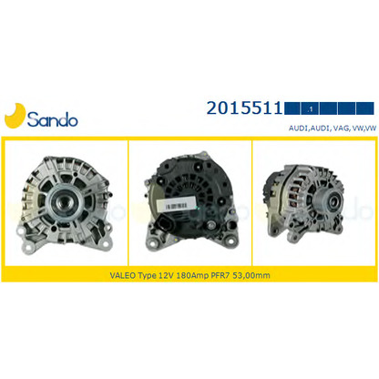 Foto Alternatore SANDO 20155111