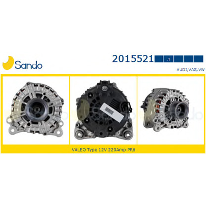 Photo Alternator SANDO 20155211