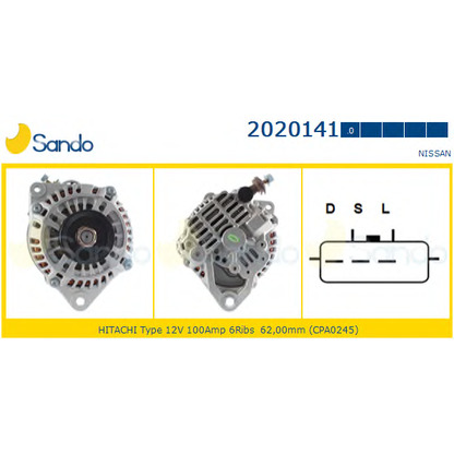 Foto Generator SANDO 20201410