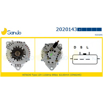 Foto Generator SANDO 20201430