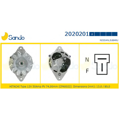 Foto Generator SANDO 20202010