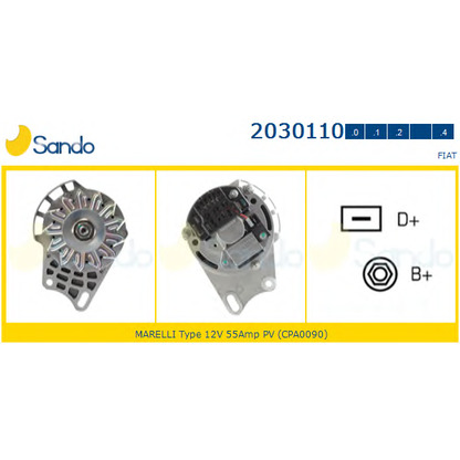 Foto Generator SANDO 20301100