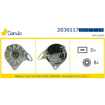 Foto Generator SANDO 20301171