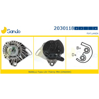 Foto Generator SANDO 20301180