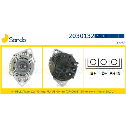 Foto Generator SANDO 20301320