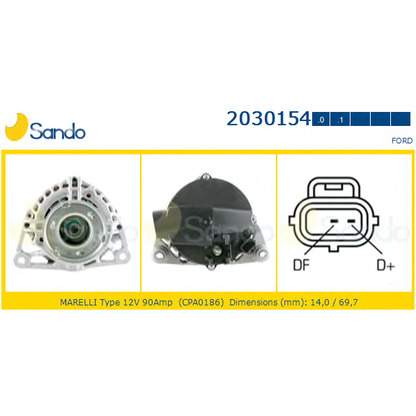 Foto Generator SANDO 20301540