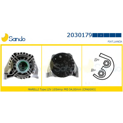 Foto Generator SANDO 20301791