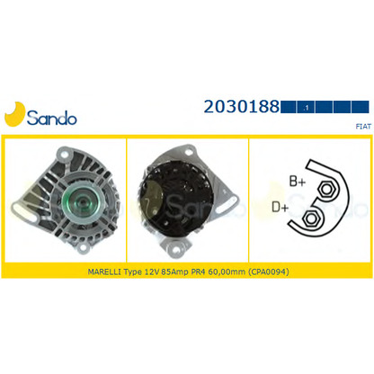 Foto Generator SANDO 20301881