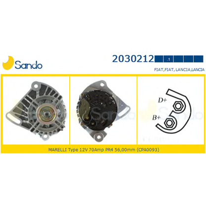 Foto Generator SANDO 20302121