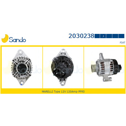 Photo Alternator SANDO 20302381