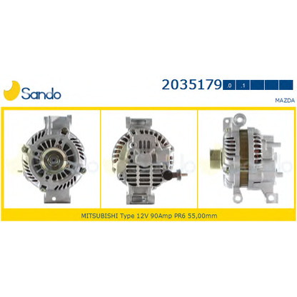 Zdjęcie Alternator SANDO 20351790