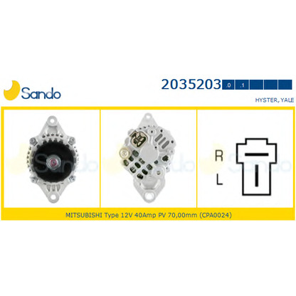 Foto Generator SANDO 20352030