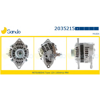 Zdjęcie Alternator SANDO 20352150