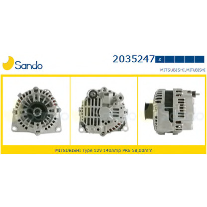 Photo Alternator SANDO 20352470