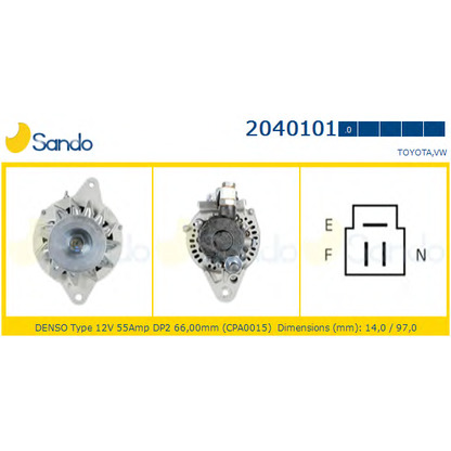 Foto Generator SANDO 20401010