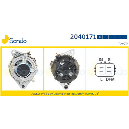 Foto Generator SANDO 20401711