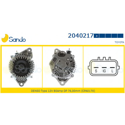 Foto Generator SANDO 20402170