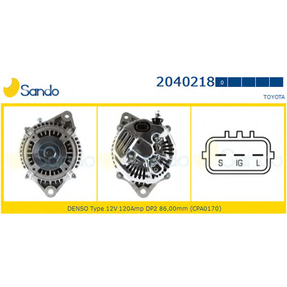 Foto Generator SANDO 20402180