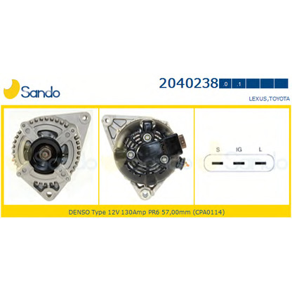 Foto Generator SANDO 20402380