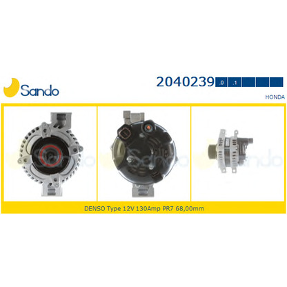 Zdjęcie Alternator SANDO 20402391