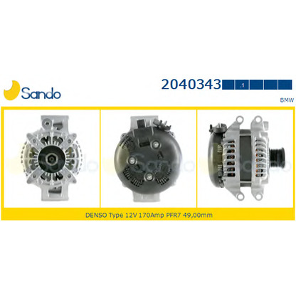 Zdjęcie Alternator SANDO 20403431