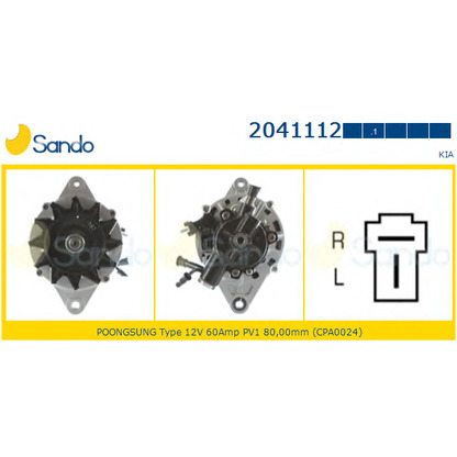 Foto Generator SANDO 20411121