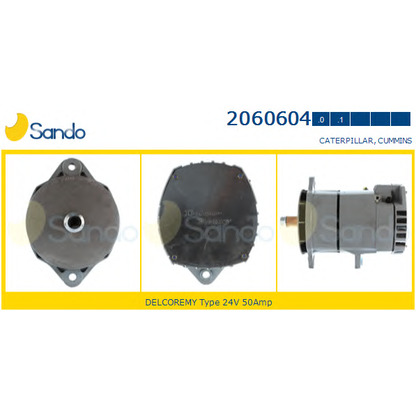 Photo Alternator SANDO 20606041