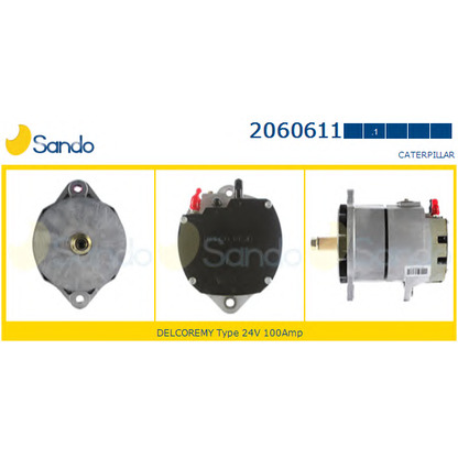 Photo Alternator SANDO 20606111