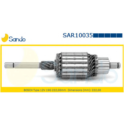 Photo Armature, starter SANDO SAR100359