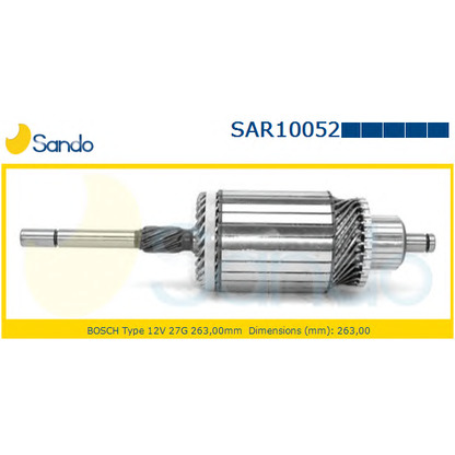 Photo Armature, starter SANDO SAR100529