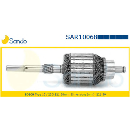 Photo Armature, starter SANDO SAR100689