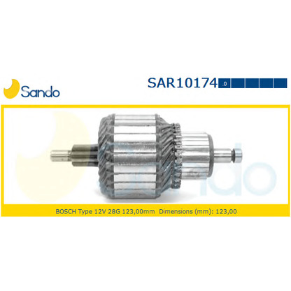 Foto Inducido, motor de arranque SANDO SAR101740