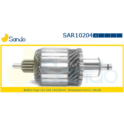 Foto Inducido, motor de arranque SANDO SAR102040