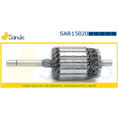 Photo Armature, starter SANDO SAR150209