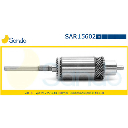 Foto Inducido, motor de arranque SANDO SAR156020